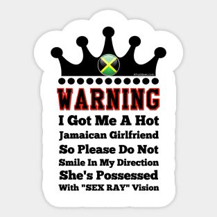 Hot Jamaican Girlfriend Sticker